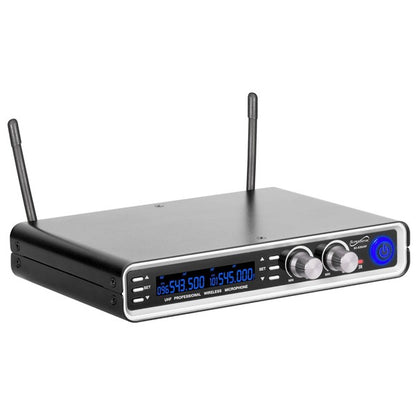 Supersonic UHF Dual Channel Wireless Microphone