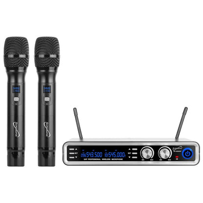 Supersonic UHF Dual Channel Wireless Microphone