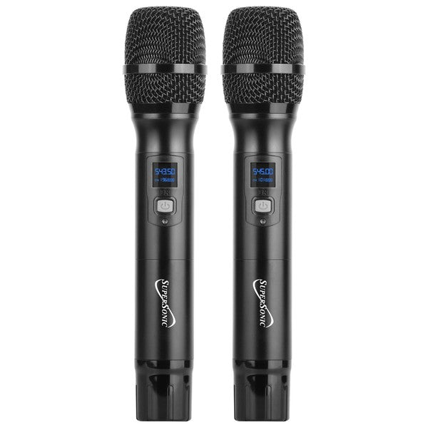 Supersonic UHF Dual Channel Wireless Microphone