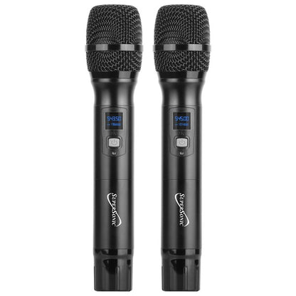 Supersonic UHF Dual Channel Wireless Microphone