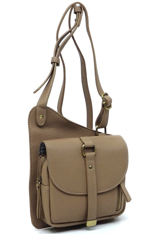 Fashion Flat Crossbody Bag