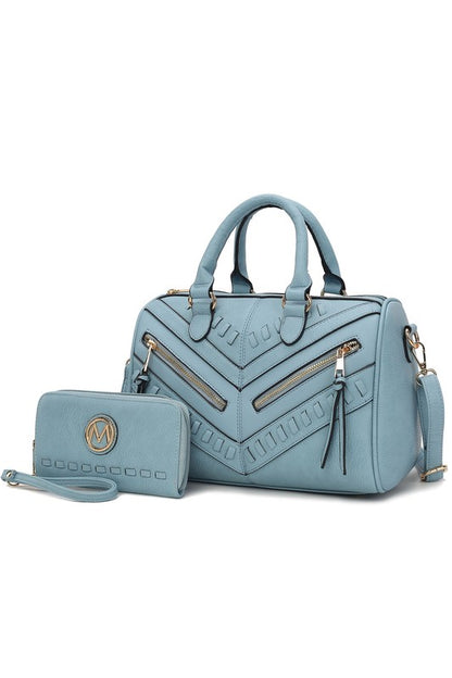 MKF Lara Satchel Bag with Wallet by Mia K