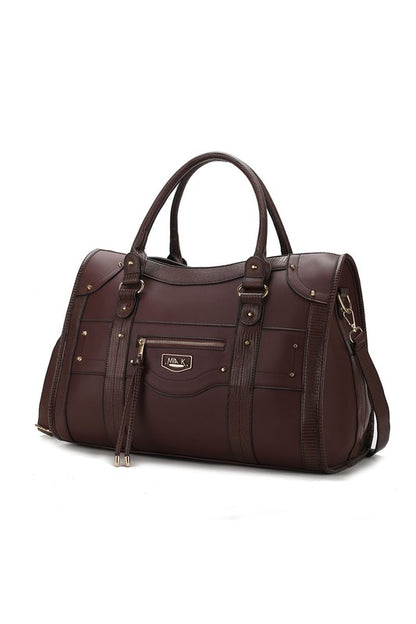 MKF Collection Patricia Vegan Leather Duffle Bag