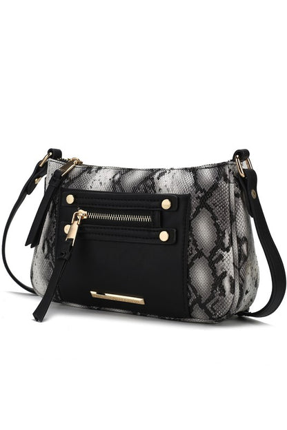 MKF Collection Essie Snake embossed Crossbody