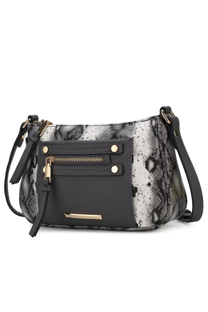 MKF Collection Essie Snake embossed Crossbody