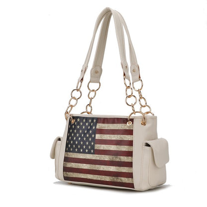 MKF Alaina Women's Flag Shoulder Bag by Mia K