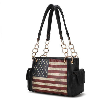 MKF Alaina Women's Flag Shoulder Bag by Mia K