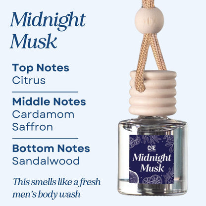 Midnight Musk Scented Car Freshener