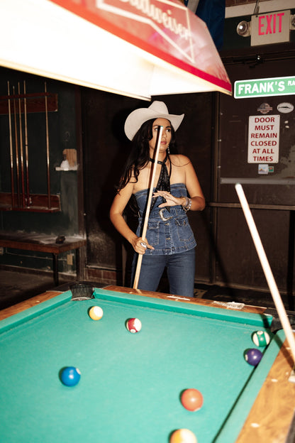 The Donna Denim Top