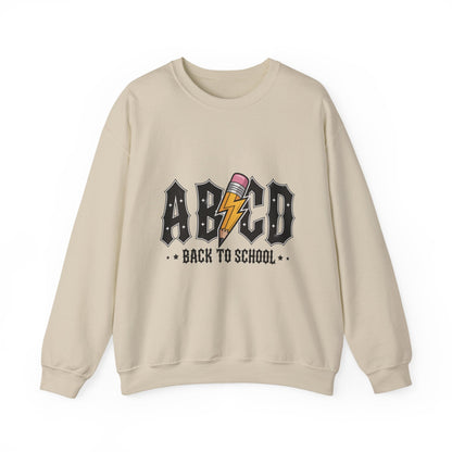 Back to School Crewneck Sweatshirt, Unisex Sweatshirt, Lightweight Sweater, School Apparel, Teacher Gift, Trendy Fashion