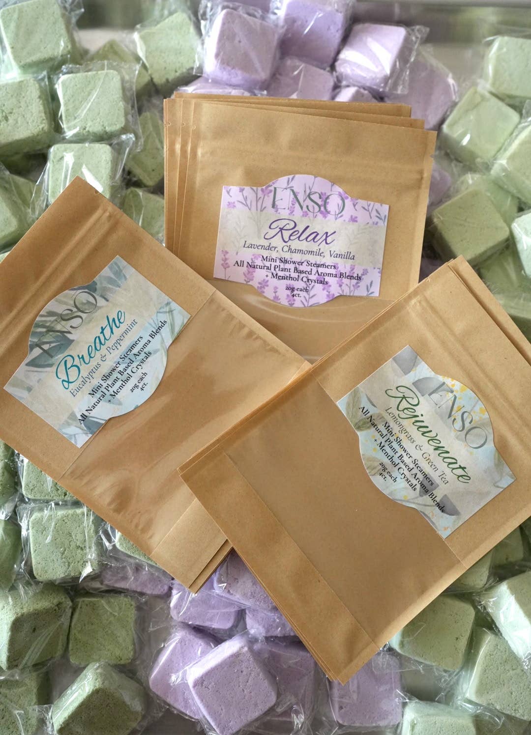 Relax Aromatherapy Menthol Shower Steamers Gift Set
