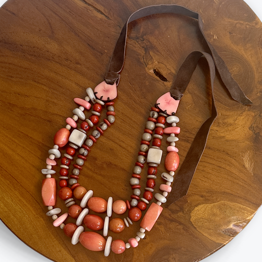 LAYERED AND SUEDE NECKLACE