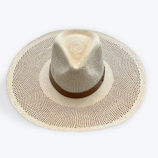 NATURAL RATTAN STRAW HAT