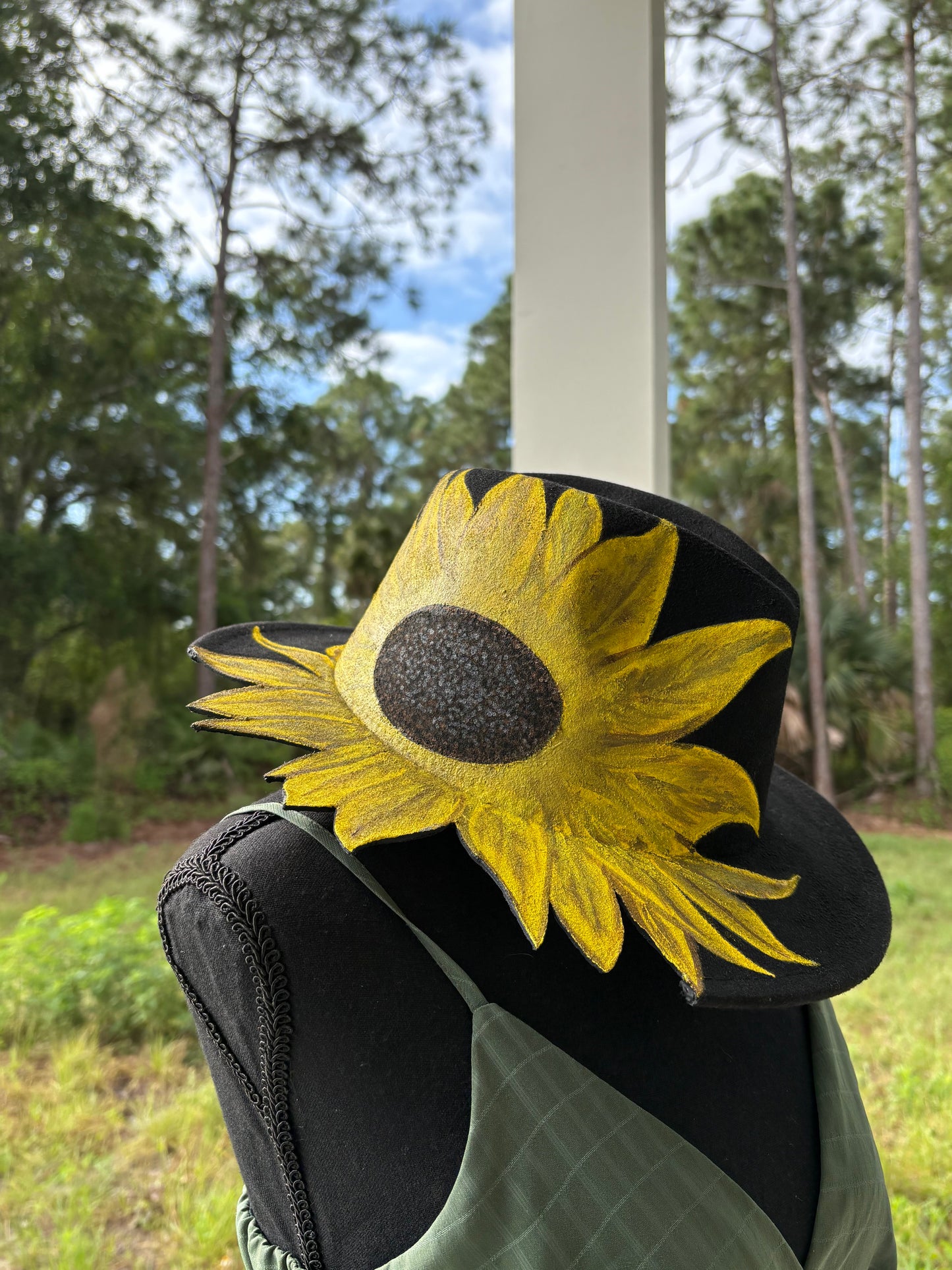 Sunflower Cowgirl Western Fedora
