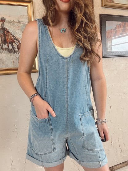 The Danvers Denim Romper