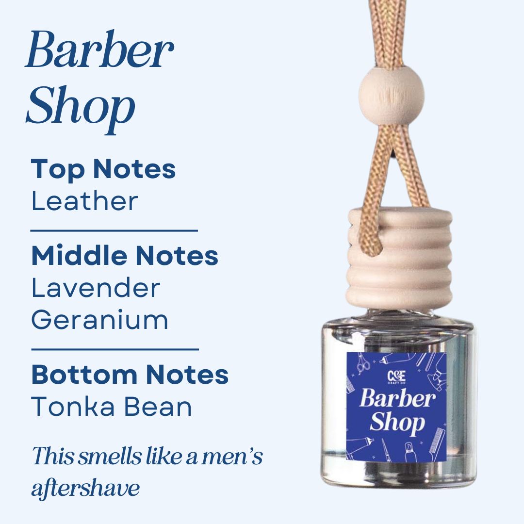 Barber Shop Scented Car Freshener