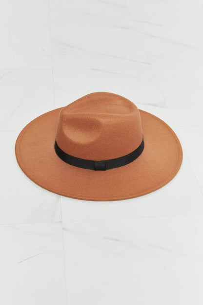Fame Enjoy The Simple Things Fedora Hat for Women