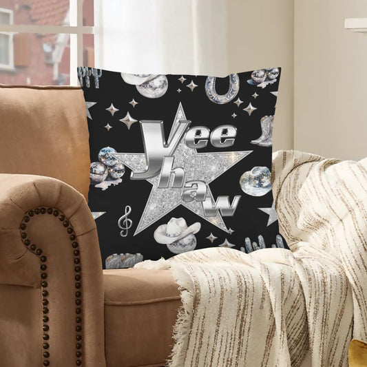 Baha Ranch YEEHAW Velvety Soft Pillow Cover Made in America