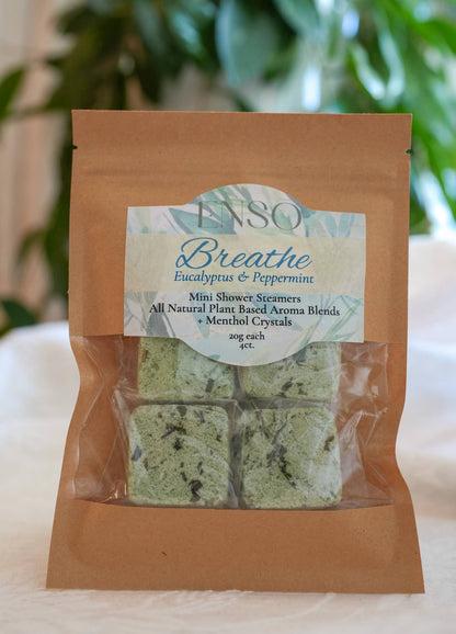 Breathe Aromatherapy Menthol Shower Steamers Gift Set
