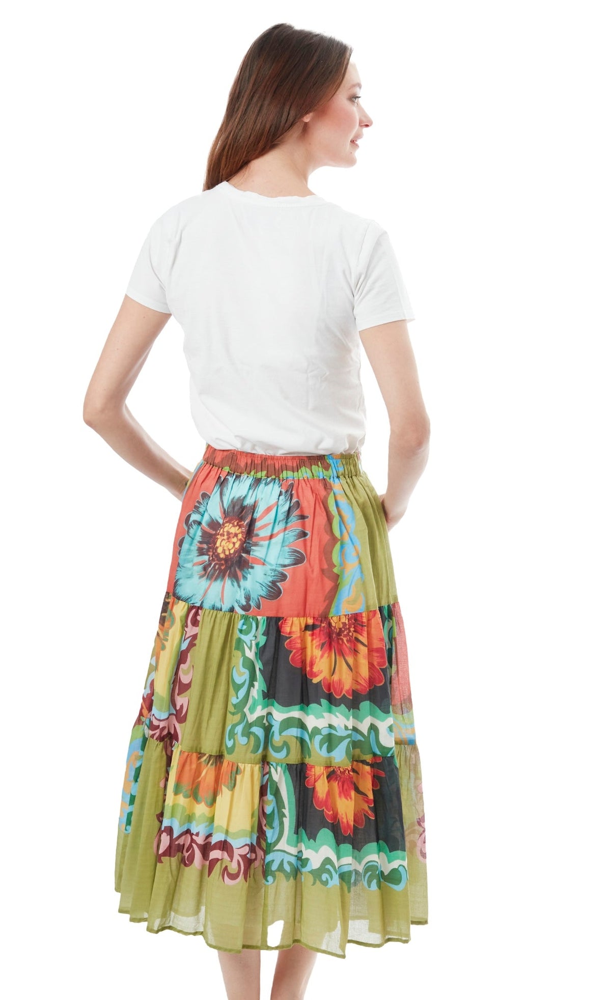 Woodstock Skirt Dark Floral