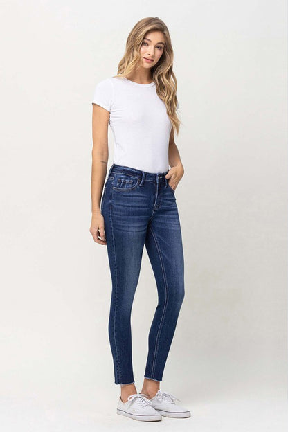 Mid Rise Crop Skinny