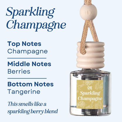 Sparkling Champagne Scented Car Freshener