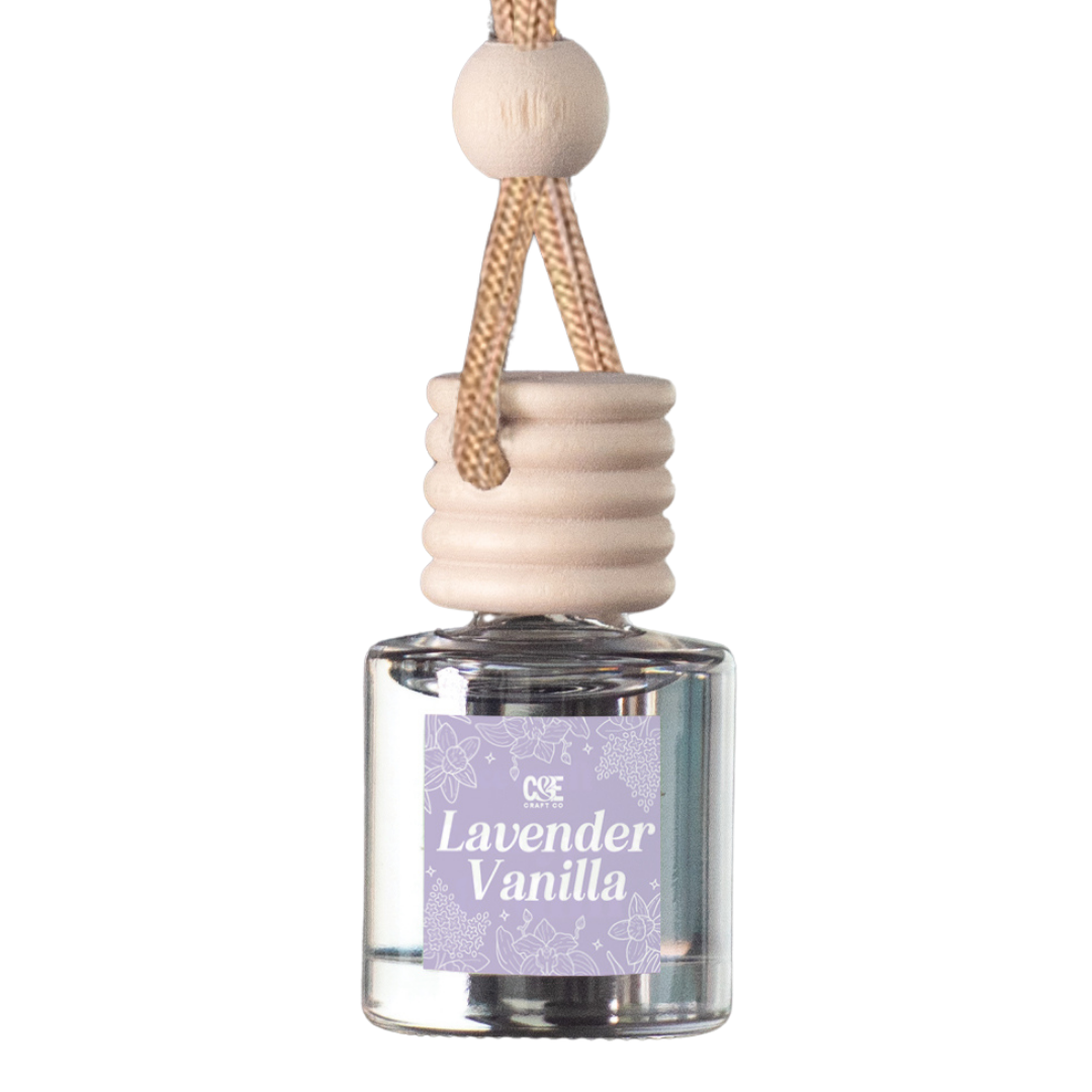 Lavender Vanilla Scented Car Freshener