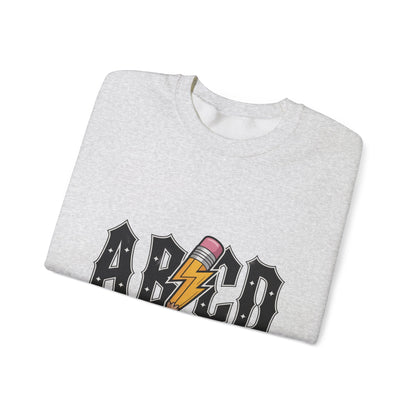 Back to School Crewneck Sweatshirt, Unisex Sweatshirt, Lightweight Sweater, School Apparel, Teacher Gift, Trendy Fashion