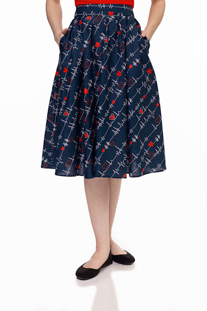 Doris Skirt in Heartbreaker - Small only