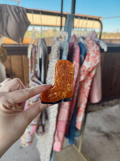 The Cowboy Boot Hair Clip