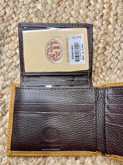 Tooled Flower Bi-Fold Wallet - SALE