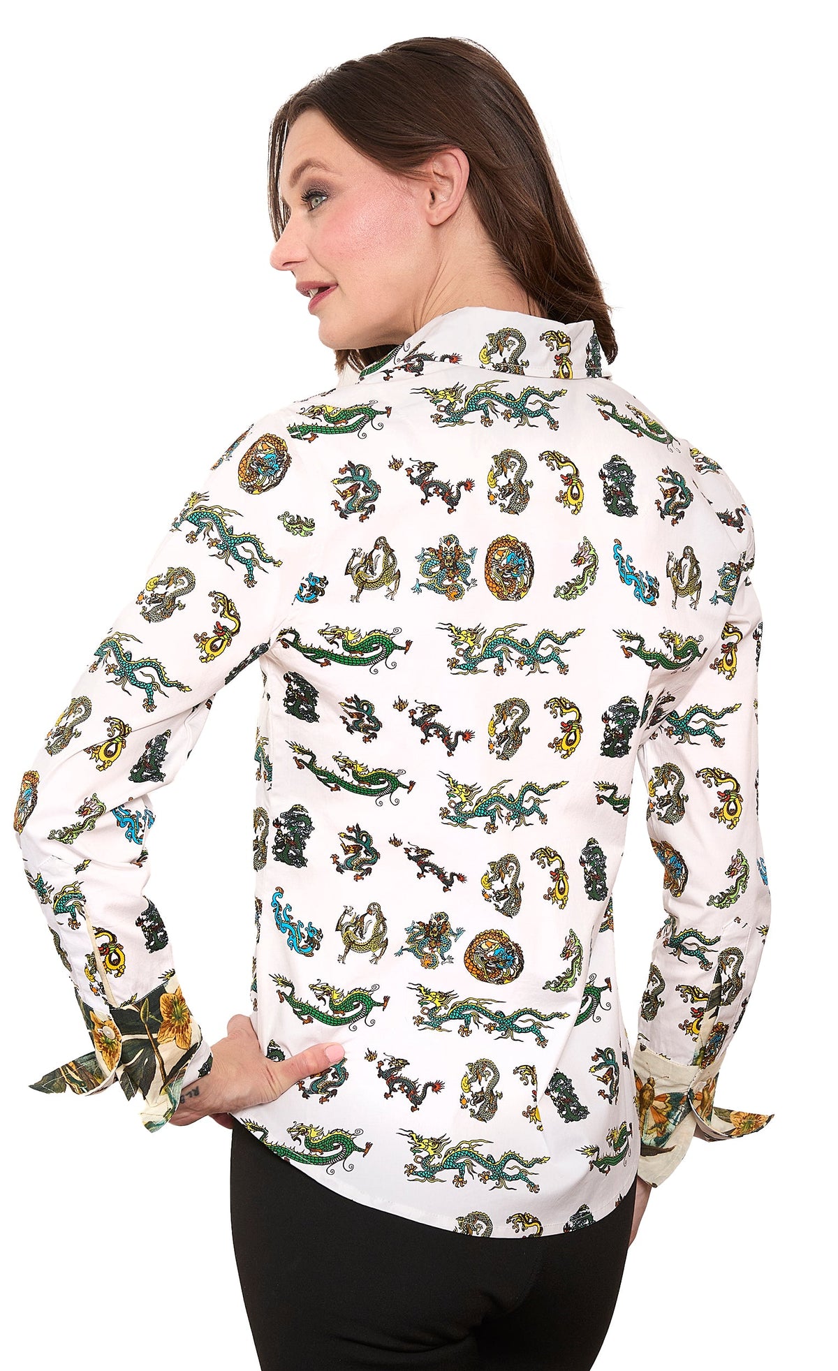 Rome Shirt Mini Dragon Print