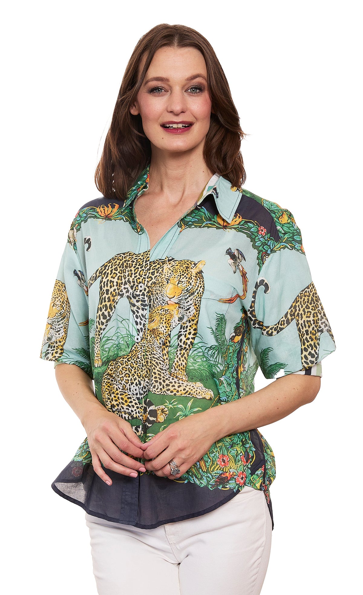 Milano Top Safari Print