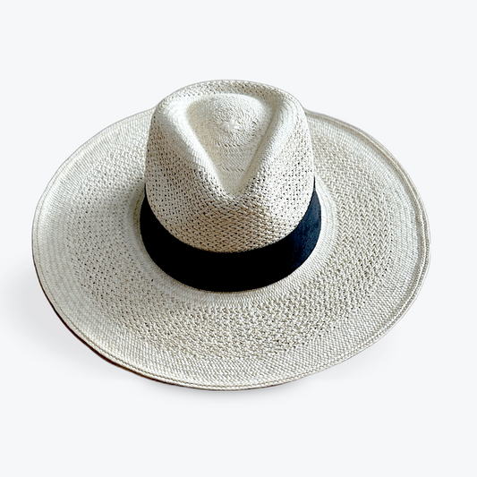 THE VENTED LARGE BRIM STRAW HAT