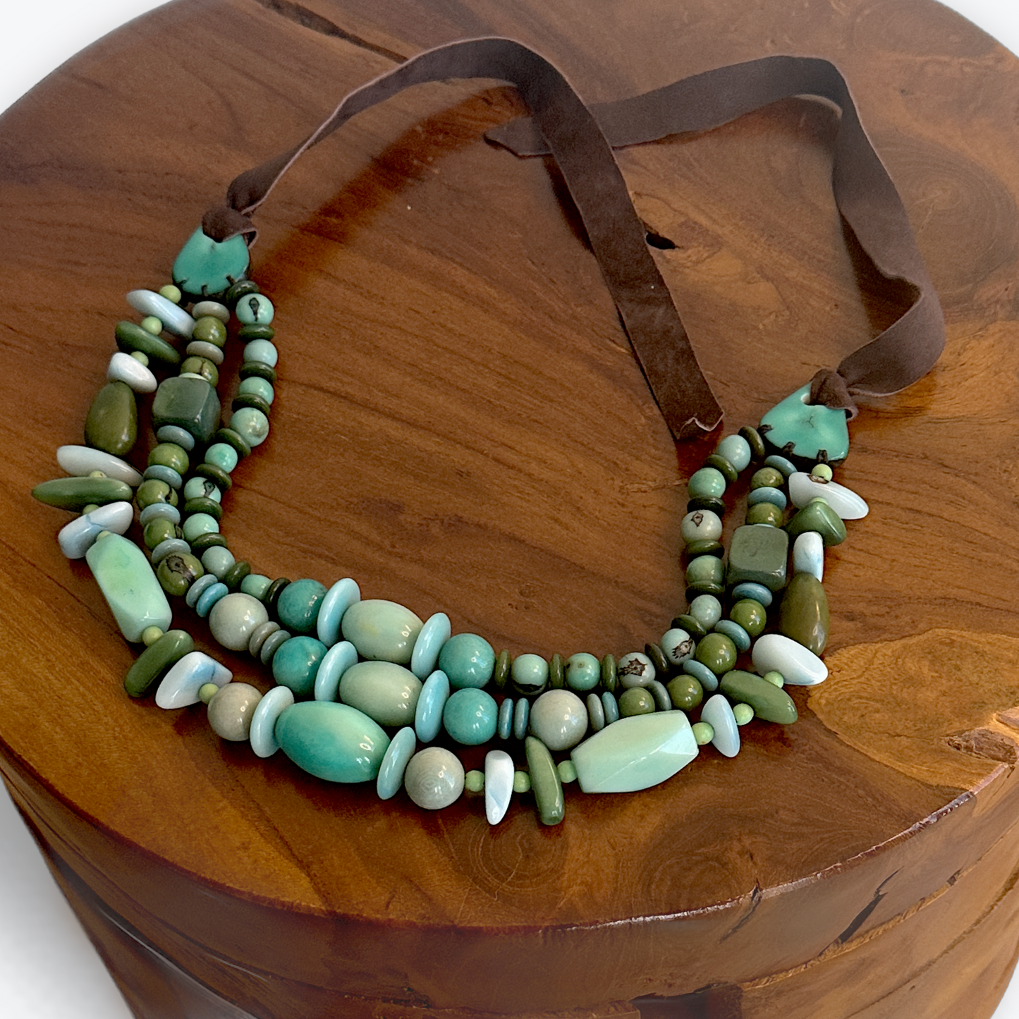LAYERED AND SUEDE NECKLACE
