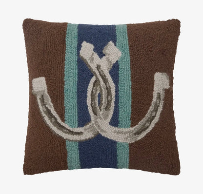 The Striped Double Horseshoe Hook Pillow