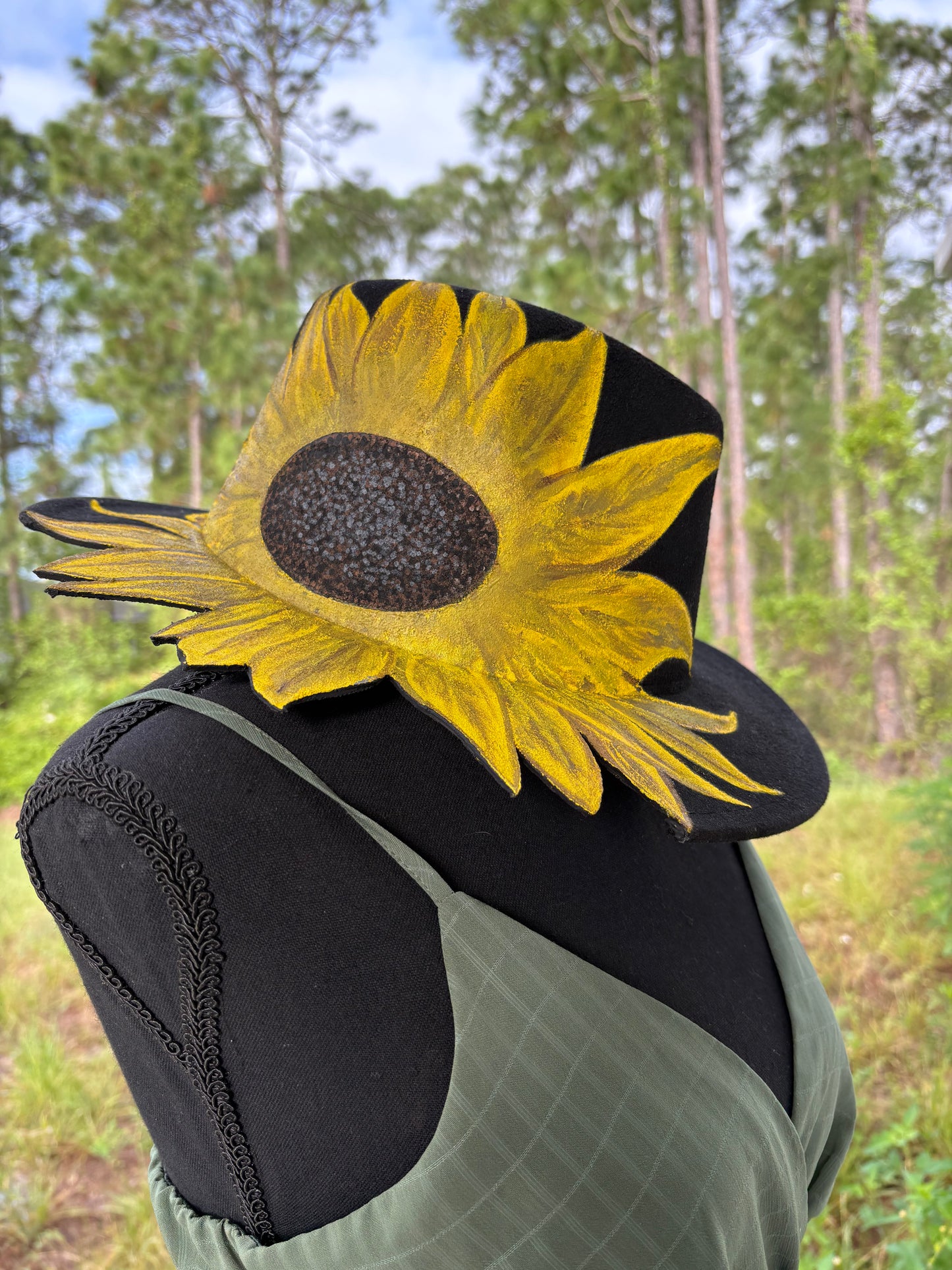 Sunflower Cowgirl Western Fedora