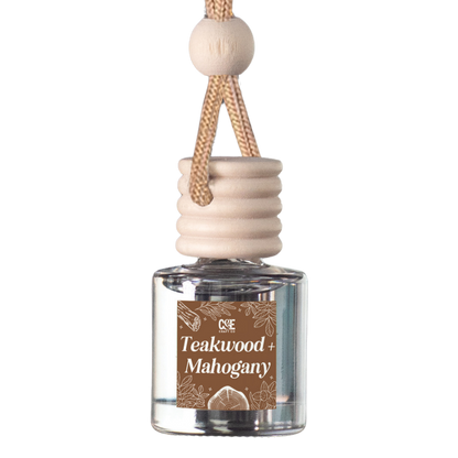 Teakwood + Mahogany Scented Car Freshener