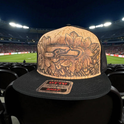 Football with Aloha - Burned Cork Trucker Hat Collection