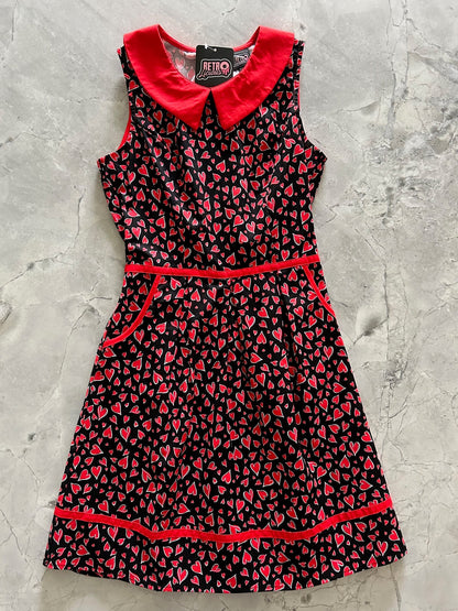 Hearts Collared Dress