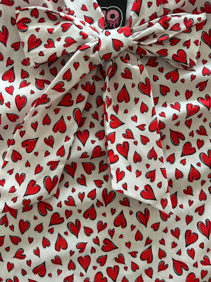 Hearts Bow Top
