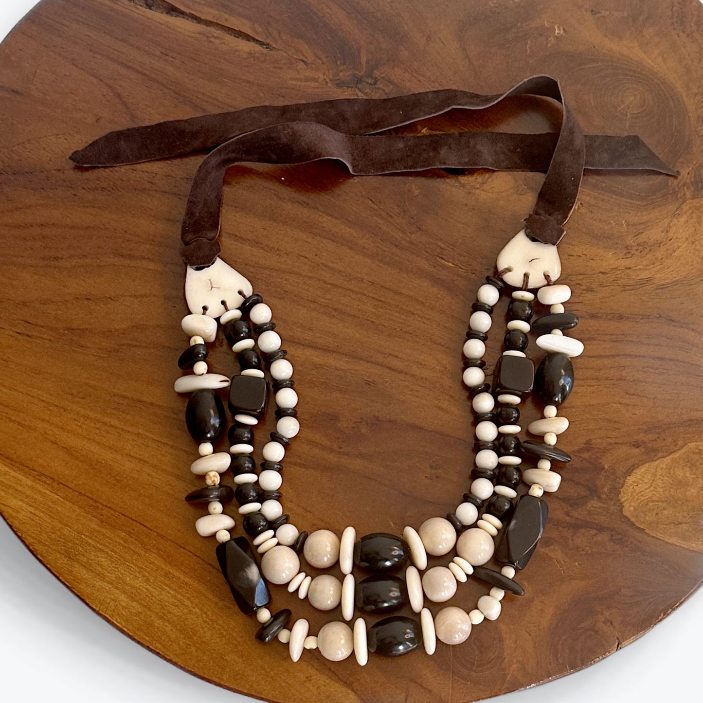 LAYERED AND SUEDE NECKLACE