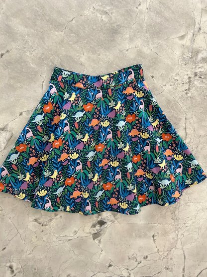 Prehistoric Skater Skirt - 1X only