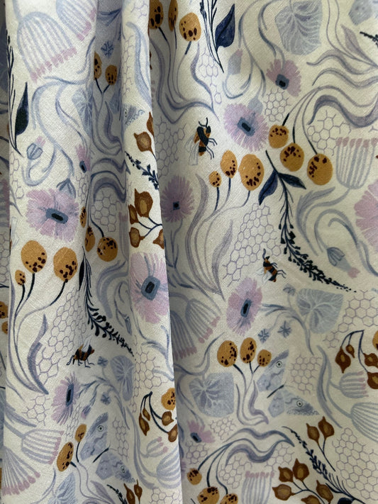 Pollinators Vintage Dress