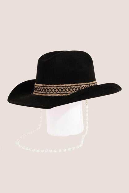Fame Ornate Band Cowboy Hat for Unique Style Statement