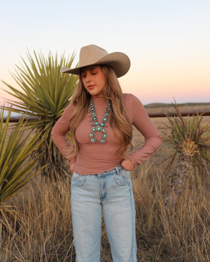 The Holli Top in Copper MEDIUM