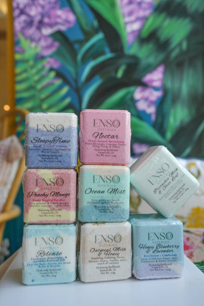 Jumbo Square Hydrating Botanical Gradient Bathbombs 6oz 170g