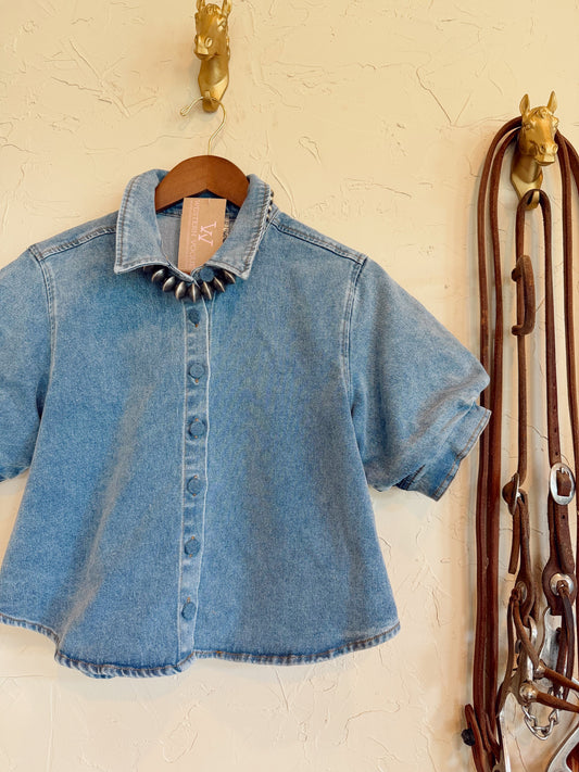 The Daylen Denim Top