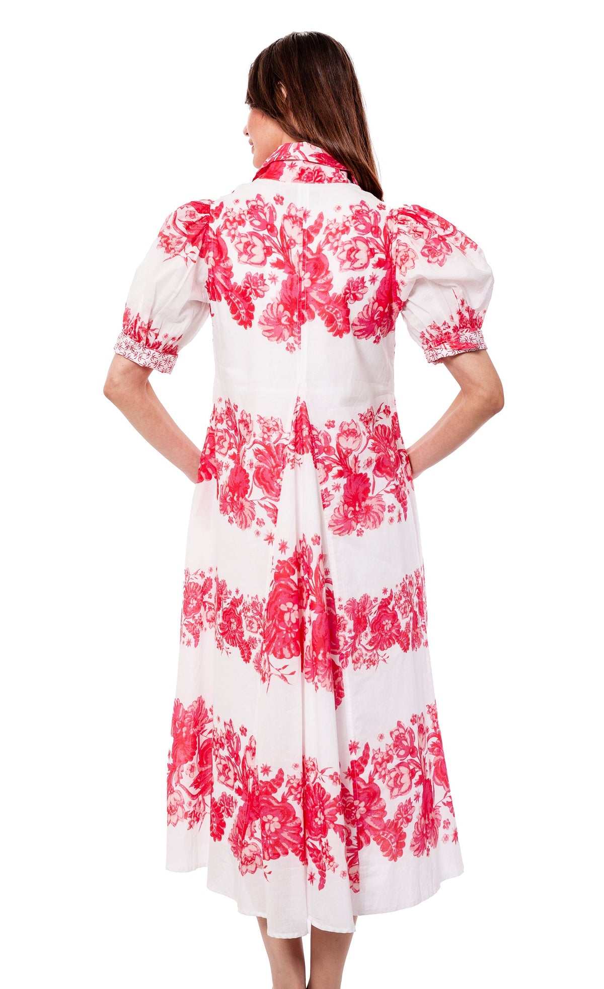 Montauk Dress Pink Floral Print