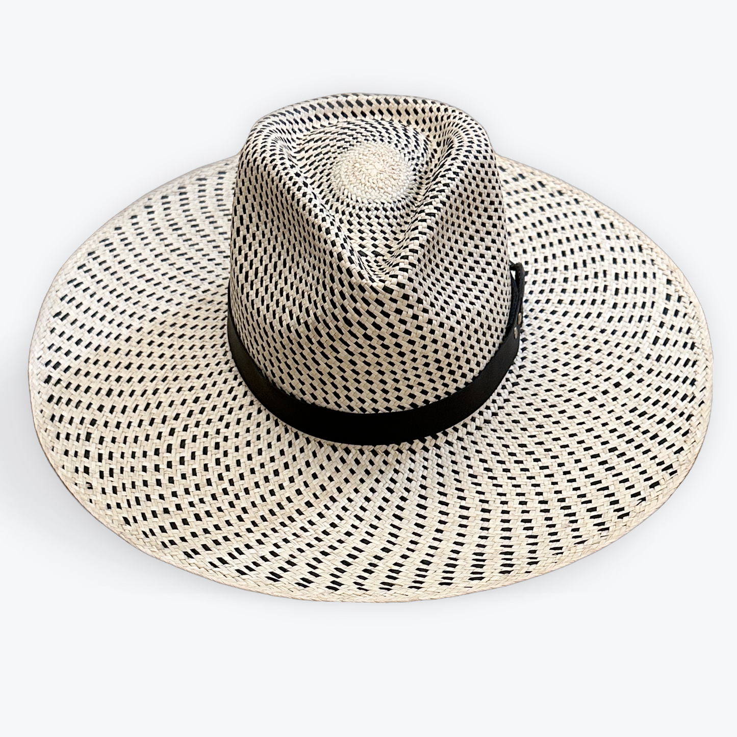 POLKA-DOT STRAW HAT